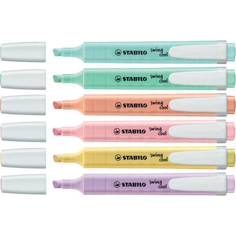 Evidenziatore Stabilo Swing® Cool Pastel 1-4 mm - rosa pesca 275/126-8